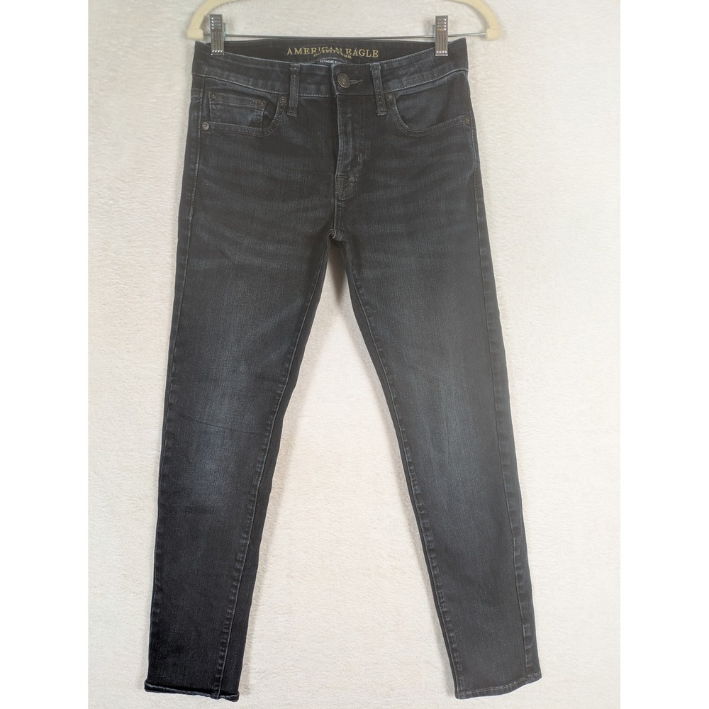 American Eagle Jeans Men's 28x30 Dark Wash Extreme Flex Skinny Fit Stretch